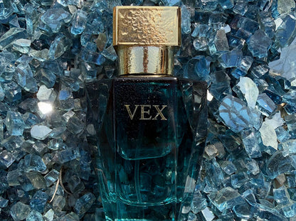 Ocean Lume bottle close-up showing the textured gold cap